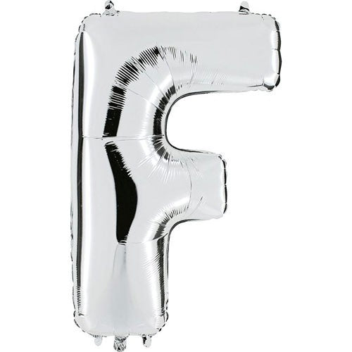 F silver metallic ball, 102 cm