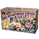 Feu d'artifice total portable or argent