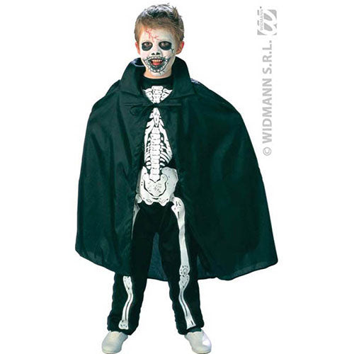 Children's black nylon cape