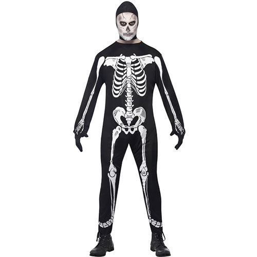 Déguisement homme pyjama squelette