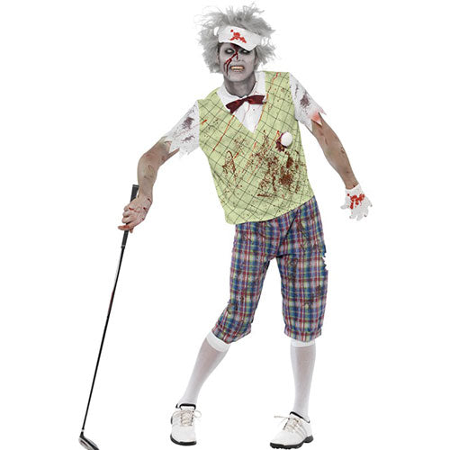 Déguisement homme golfeur zombie