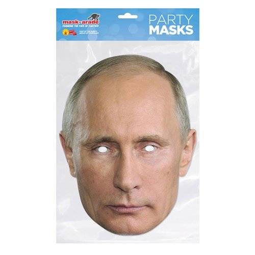 Putin cardboard mask