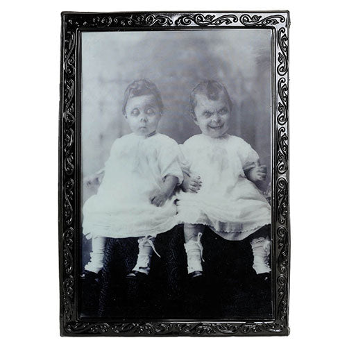 Cadre holographique petites filles