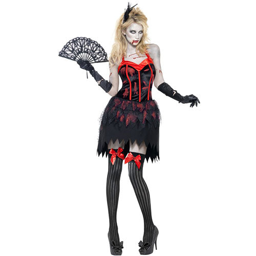 Cabaret burlesque zombie women's costume