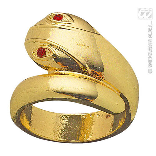 Gold snake ring