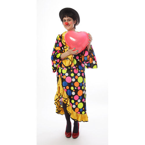 Prestige female clown costume in dress