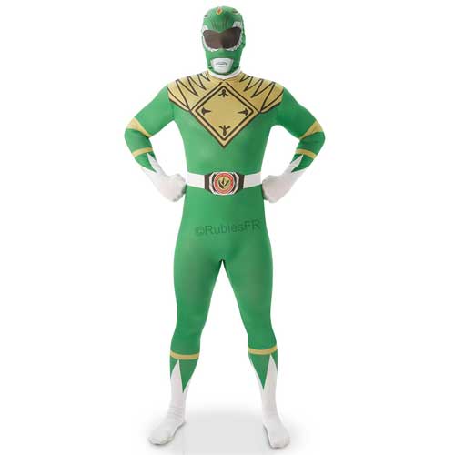 Déguisement 2nd skin Power Rangers Vert