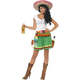 Mexican women's tequila shooter costume