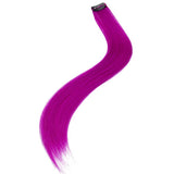 Rajout extension cheveux violette