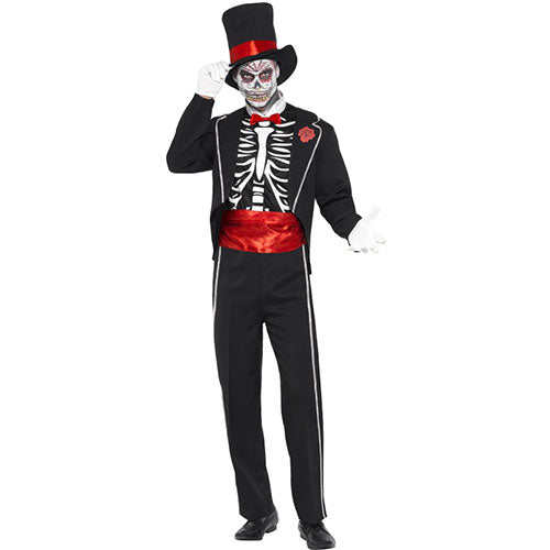Elegant Skeleton Man Costume