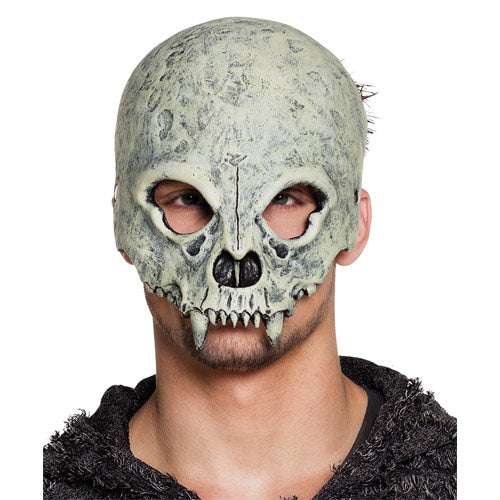 Demi masque crâne terrifiant