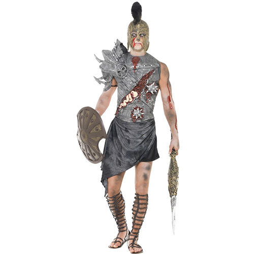 Zombie gladiator men's costume