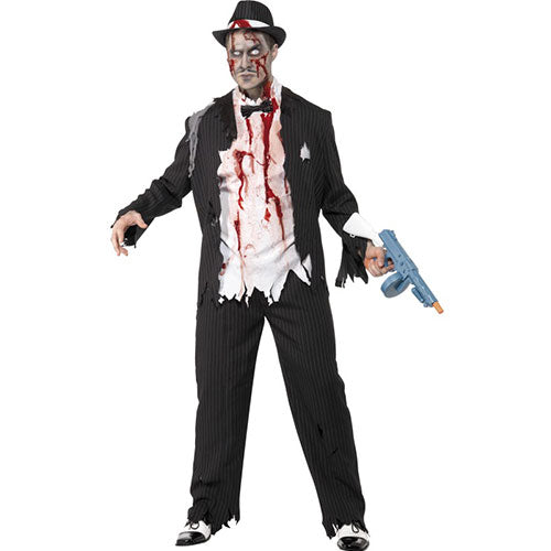 Zombie Gangster Man Costume