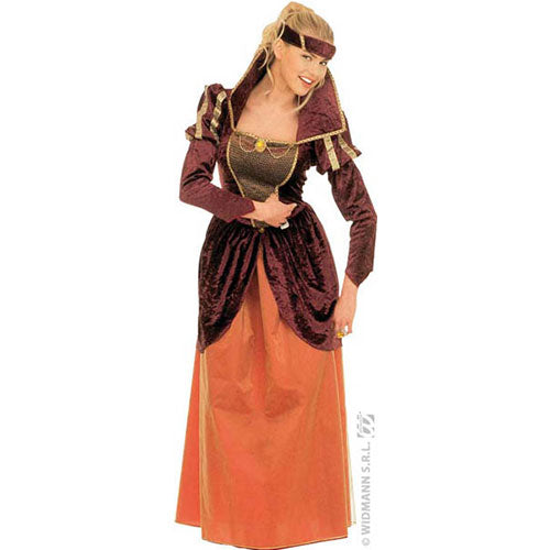 Medieval princess women's costume