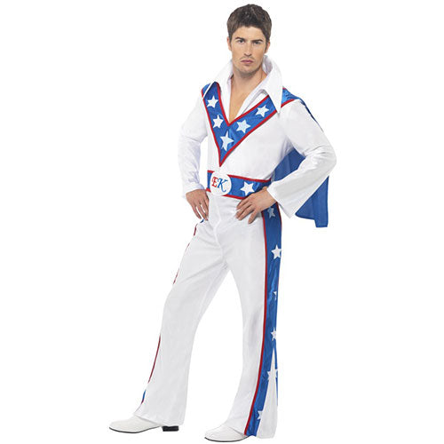 Evel Knievel Biker Mens Costume