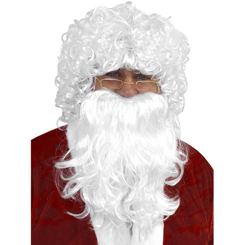 Perruque et barbe Père Noël