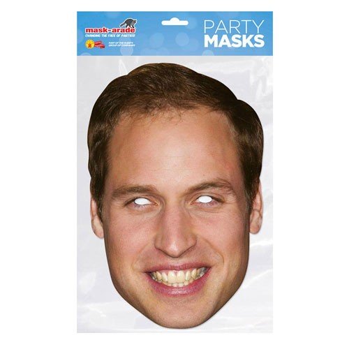 Prince William cardboard mask