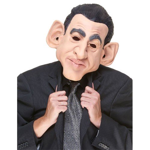 Nicolas Sarkozy latex mask