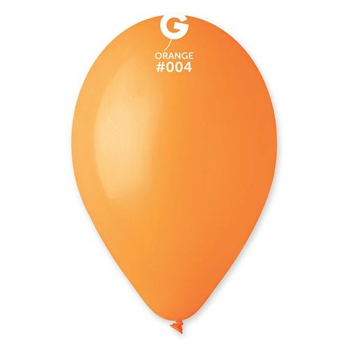 Bag of 100 orange balloons 30cm