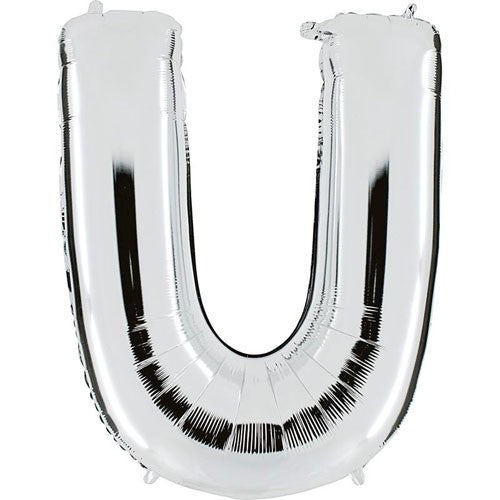 Ball metallic silver U, 102 cm