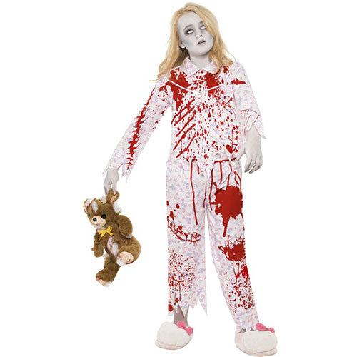 Zombie Girl Pajamas Child Costume