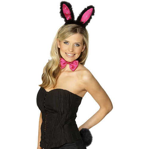 Set Bunny black pink