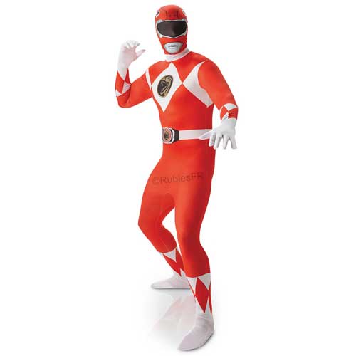 Déguisement 2nd skin Power Rangers red