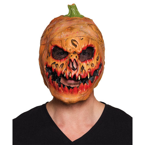 Scary Pumpkin Mask - latex