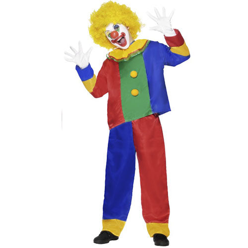 Multicolored Clown Child Costume