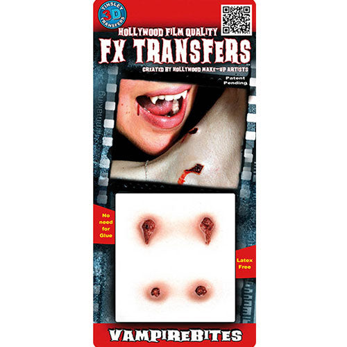 Vampire bites 3D transfer