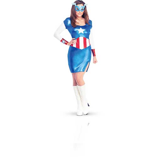 Women's Sexy Captain Girl Costume