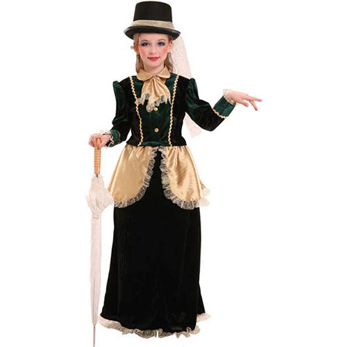 Elegant horsewoman child costume