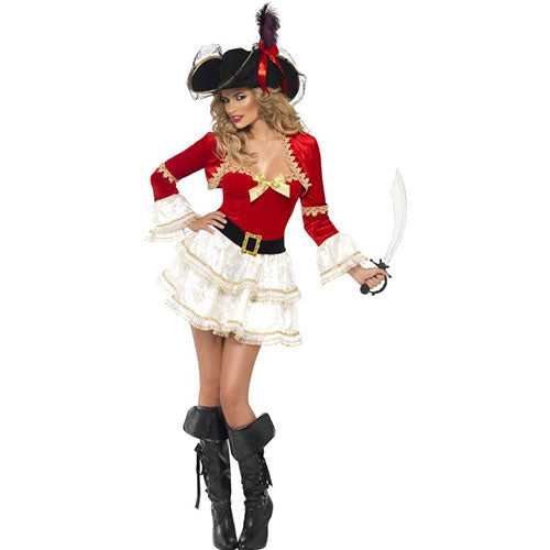 Déguisement femme capitaine pirate sexy