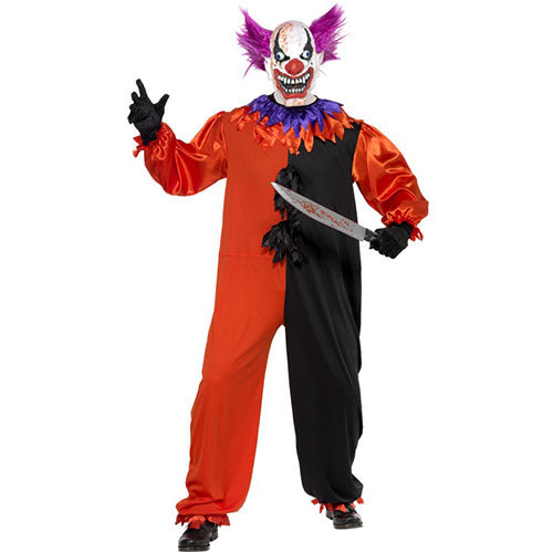 Déguisement homme clown Bobo sinistre