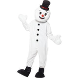 Déguisement homme mascotte bonhomme neige