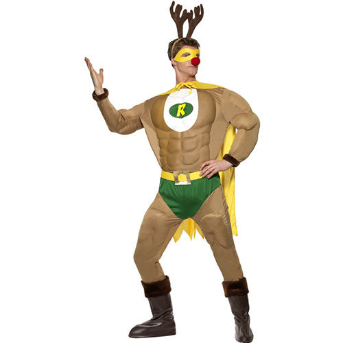 Christmas Super Reindeer Men's Costume