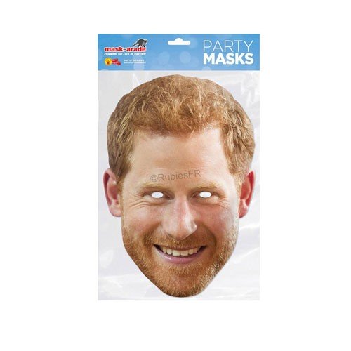 Prince Harry cardboard mask