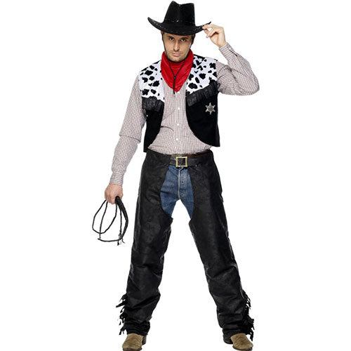 Déguisement homme cowboy cuir