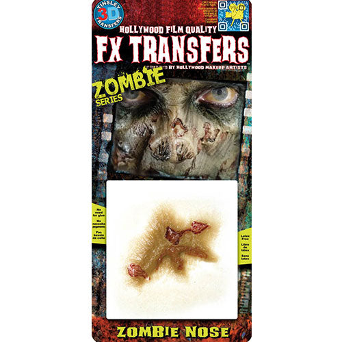 3D transfer zombie nose