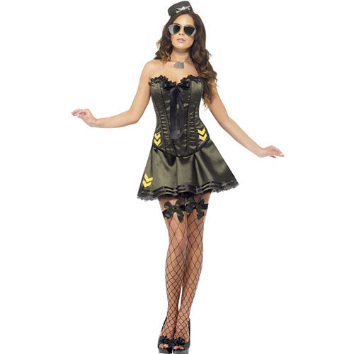 Women's Army Warrior Party Costume