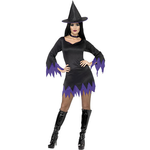 Woman's purple witch costume