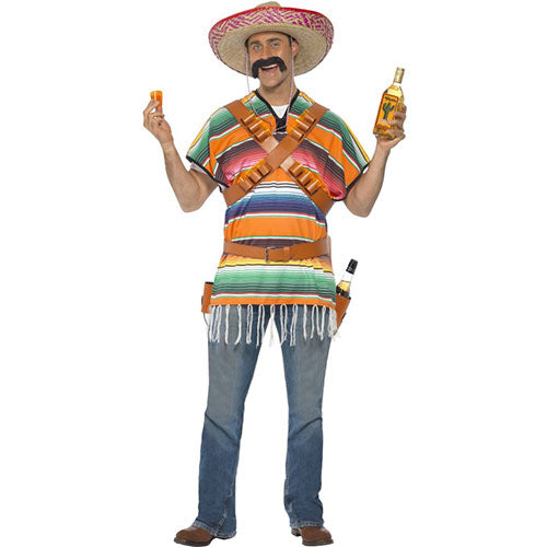 Mexican man's tequila shooter costume