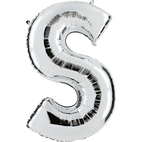 Ball metallic silver S, 102 cm