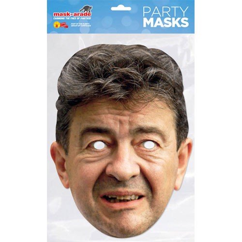 Cardboard mask JL Mélenchon