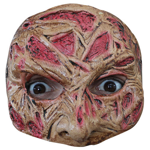 Demi masque visage brûlé