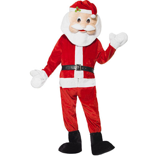 Mens Santa Claus Mascot Costume