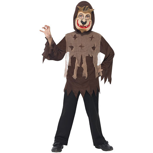 Déguisement enfant kit loup marron