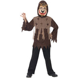 Brown wolf kit child costume
