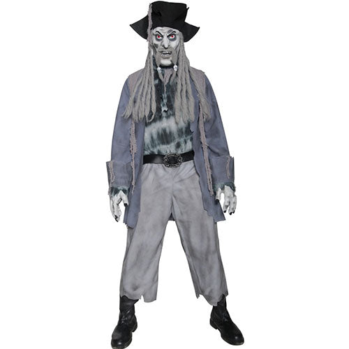 Zombie Ghost Pirate Man Costume