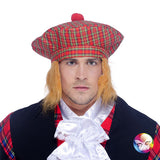 Bonnet écossais cheveux roux